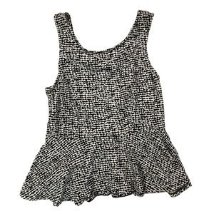 Black and white tank top